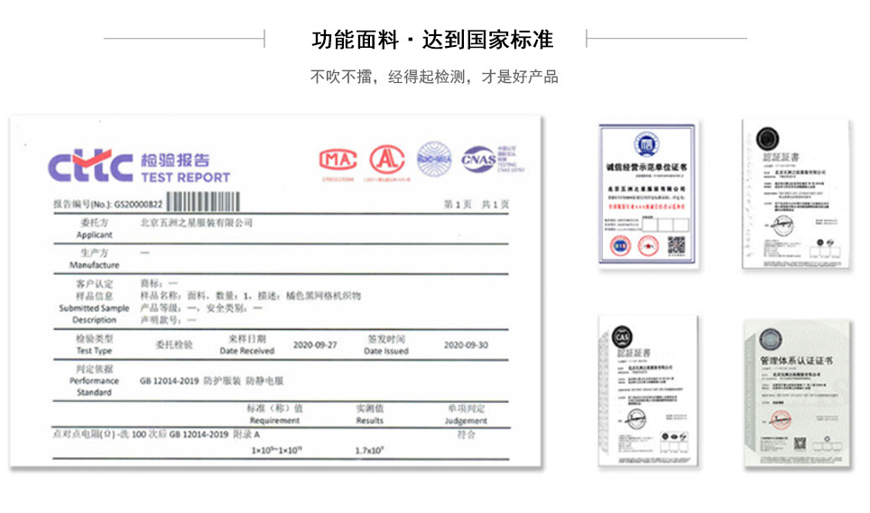 男款三合一沖鋒衣資質(zhì)報(bào)告